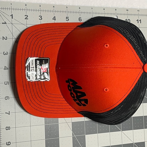 Mac Tools Richardson Original 112 Trucker Adjustable Hat Orange Brand New - Picture 6 of 6